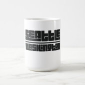 シアトル - ワシントン州 コーヒーマグカップ (中央)