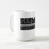シアトル - ワシントン州 コーヒーマグカップ (正面左)