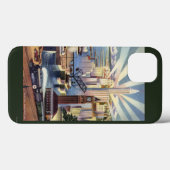 シアトル、ワシントン州-繁華街の眺め Case-Mate iPhoneケース (裏面 (横))