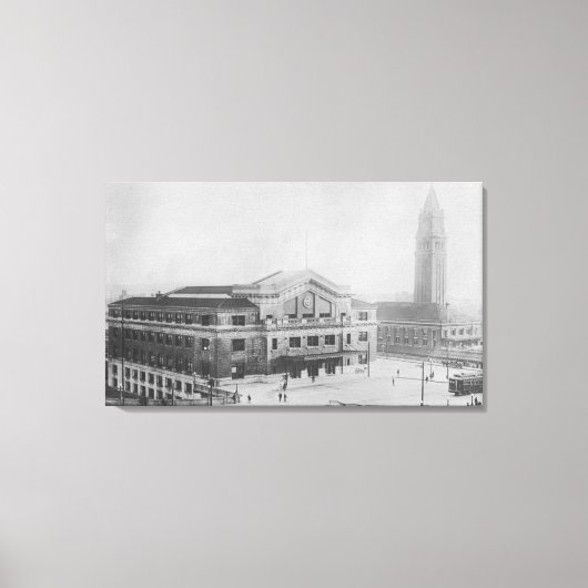 シアトル、ワシントン航空ユニオン キャンバスプリント (正面)