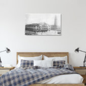 シアトル、ワシントン航空ユニオン キャンバスプリント (インサイチュ (寝室))