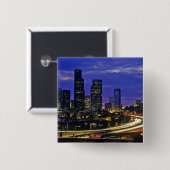 シアトル·ワシントン·スカイライン 缶バッジ (正面&裏面)