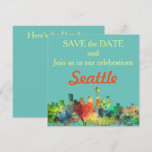 シアトル ワシントン スカイライン SP - 招待状 (正面/裏面)