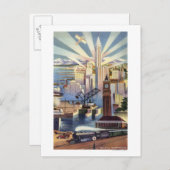 シアトル,ワシントン – ビューオブダウンタウン ポストカード (正面/裏面)