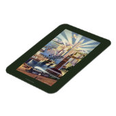 シアトル，ワシントン – ビューオブダウンタウン マグネット (左側)