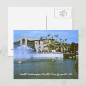 シアトル・ワシントン・ワールドのフェアグラウンドポストカード ポストカード (正面/裏面)