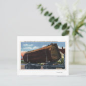 シアトル、ワシントンGiant Log en route to Mill ポストカード (スタンド正面)