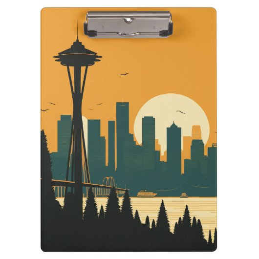 シアトル#1 クリップボード (正面)