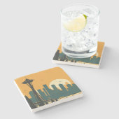 シアトル#1 ストーンコースター (横)