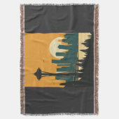 シアトル#1 スローブランケット (正面縦)