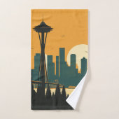 シアトル#1 バスタオルセット (ハンドタオル)