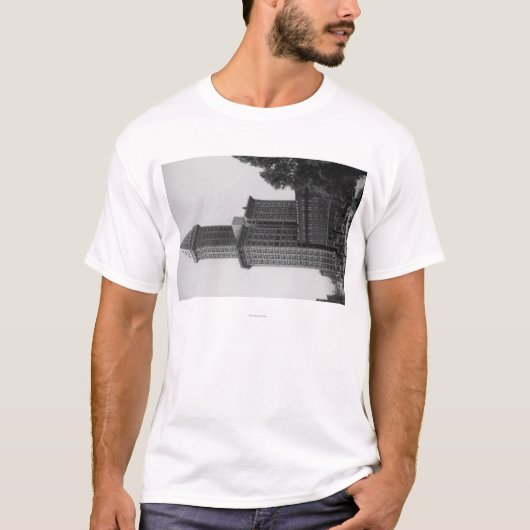 シアトル、WA -スミスタワーの建物 Tシャツ (正面)