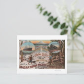 シアトル、WAADのアラスカのユーコン太平洋万博。 ポストカード (スタンド正面)