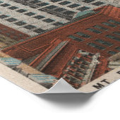 シアトル、WASmith Tower View & Mt. Rainier ポスター (角)