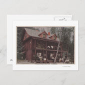 シアトル、WASummerホームアットアルキポイントビーチ ポストカード (正面/裏面)