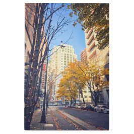 シアトルin秋 メタルプリント