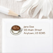 シアトルWAラテカップのコーヒーエスプレッソカフェイン ラベル (インサイチュ)