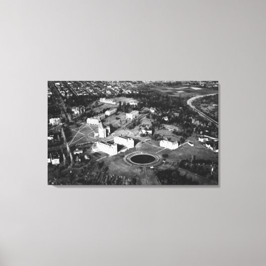 シアトルWA大学キャンパスエア キャンバスプリント (正面)