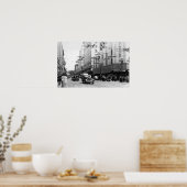 シアトルWA通りシーンダウンタウン写真 ポスター (キッチン)