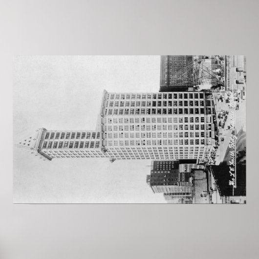 シアトルWA – スミスタワー建物 ポスター (正面)