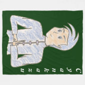 シアノカズ（名称） フリースブランケット (正面(横))