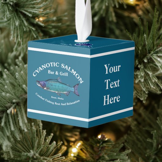 シアノサルモンバー&グリル キューブオーナメント (ツリー)