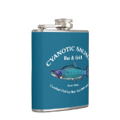 シアノサルモンバー&グリル フラスク (右)