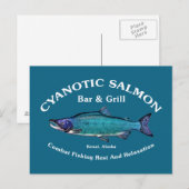 シアノサルモンバー&グリル ポストカード (正面/裏面)