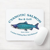 シアノサルモンバー&グリル マウスパッド (マウス)