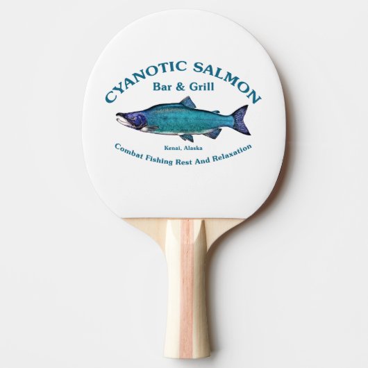 シアノサルモンバー&グリル 卓球ラケット (正面)