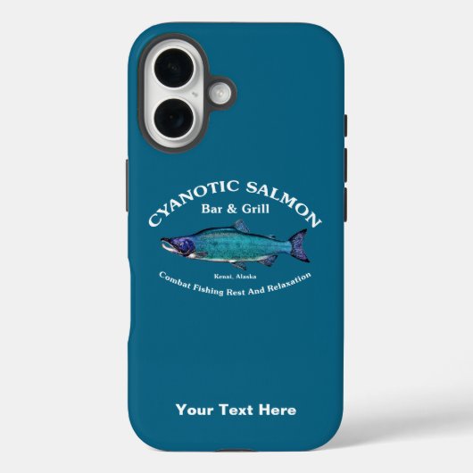 シアノサルモンバー&グリル Case-Mate iPhoneケース (裏面)