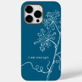 シアノタイプブルーボタニカルカスタムフローラ Case-Mate iPhoneケース (裏面)