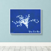 シアノプリント果実 キャンバスプリント (インサイチュ (ウッドフロア))