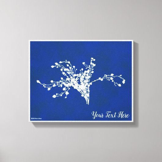 シアノプリント果実 キャンバスプリント (正面)