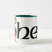 シアバターのケルト族のドラゴンのマグ ツートーンマグカップ (中央)