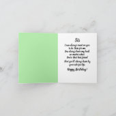 シアフリアンアメリカンハッピーバースデー カード (内部)