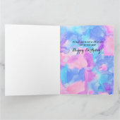 シアム誕生日グリーティングカード カード (内部)