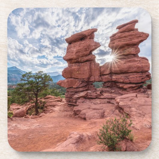 シアメスツインズコロラド日が差すこと コースター (正面)