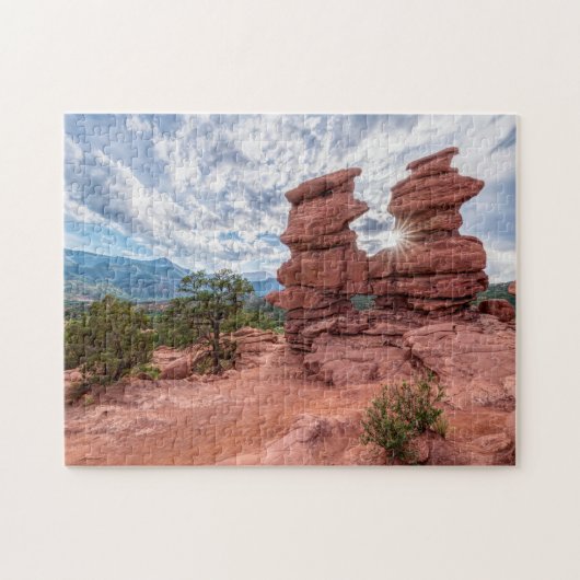 シアメスツインズコロラド日が差すこと ジグソーパズル (横)