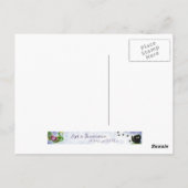 シアメスデザイナーブルー ポストカード (裏面)