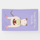 シアメスラットお誕生日ケーキカスタム 横断幕 (横)