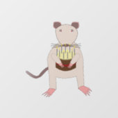 シアメスラットお誕生日ケーキ ウィンドウサイン (シート)