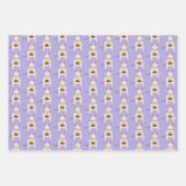 シアメスラットお誕生日ケーキ ラッピングペーパーシート (正面)