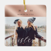 シアモダンーバラ金ゴールド セラミックオーナメント (正面)