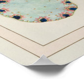 シアラバタフライフランスのマットプリント ポスター (角)