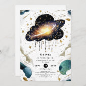 シアルウィムシー宇宙誕生日 招待状 (正面/裏面)