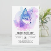 シアルウルフ誕生日招待状 招待状 (スタンド正面)