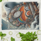 シアルカニスピアニスト キッチンタオル (折り畳み)