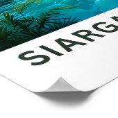 シアルガオアイランドフィリピントラベルプリント ポスター (角)