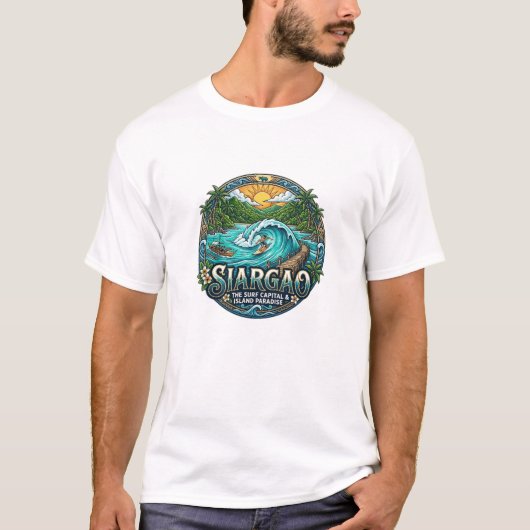 シアルガオ島 Tシャツ (正面)